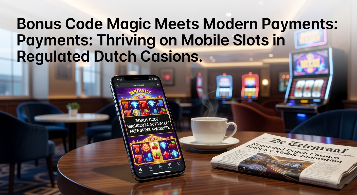 Dynamische weergave van bonuscode-activering en iDEAL-transactie op mobiel slotspel in Nederlands casino