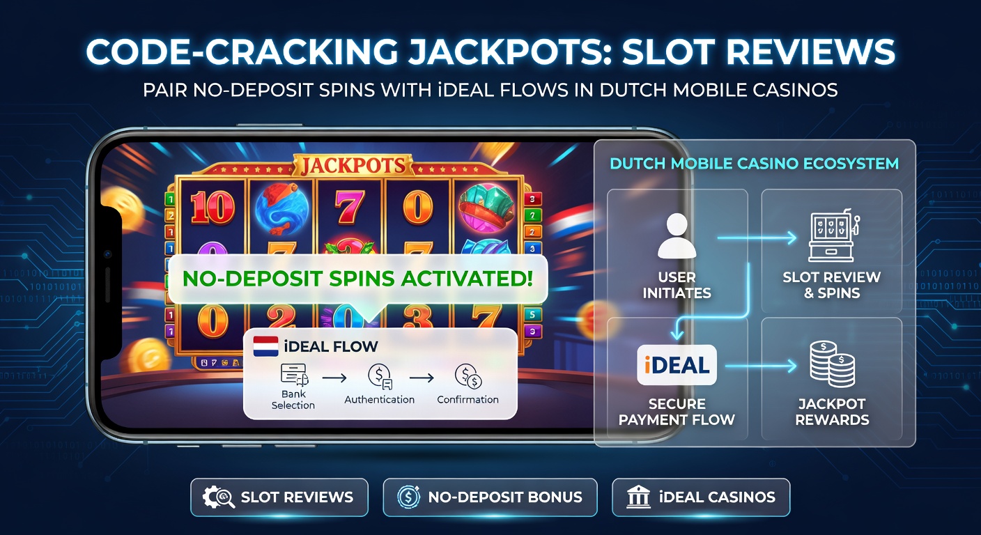 Grafiek met stijgende lijnen van mobiele goktransacties via iDEAL en jackpot-uitbetalingen in Nederland, met icons van slots en bonuscodes