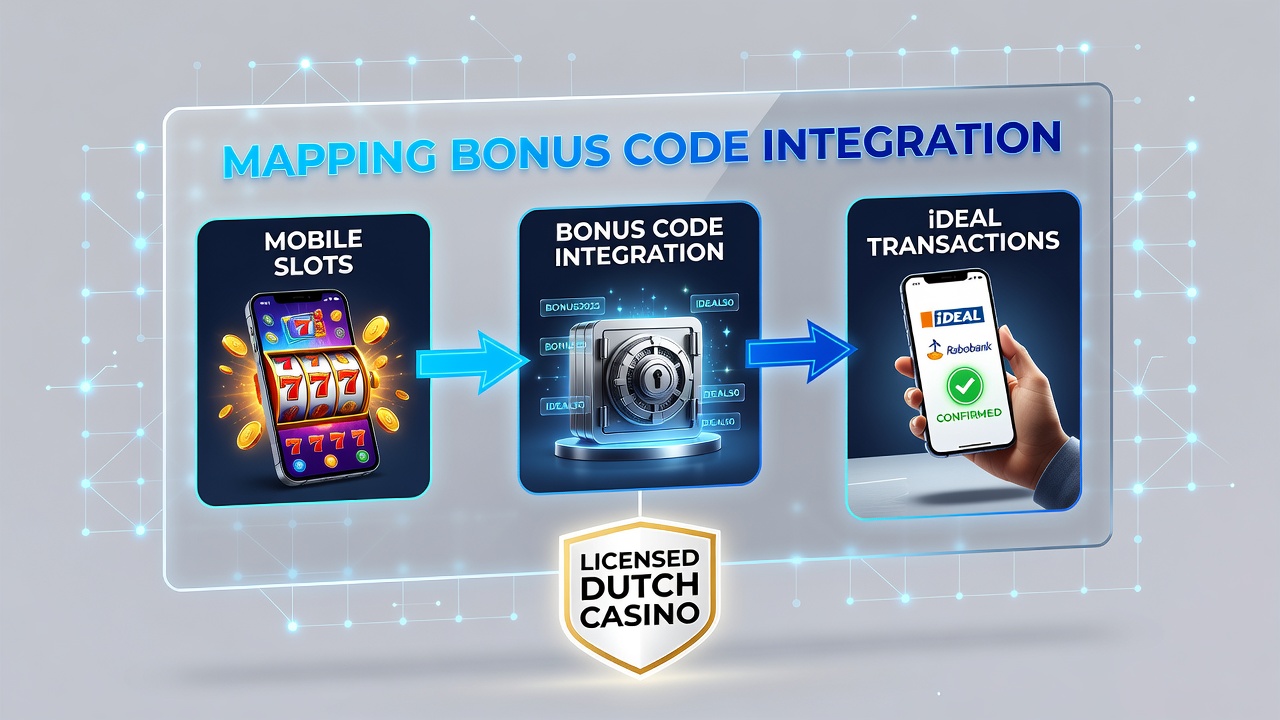 Diagram van iDEAL-transacties gecombineerd met bonuscodes op mobiele slotplatforms in Nederland