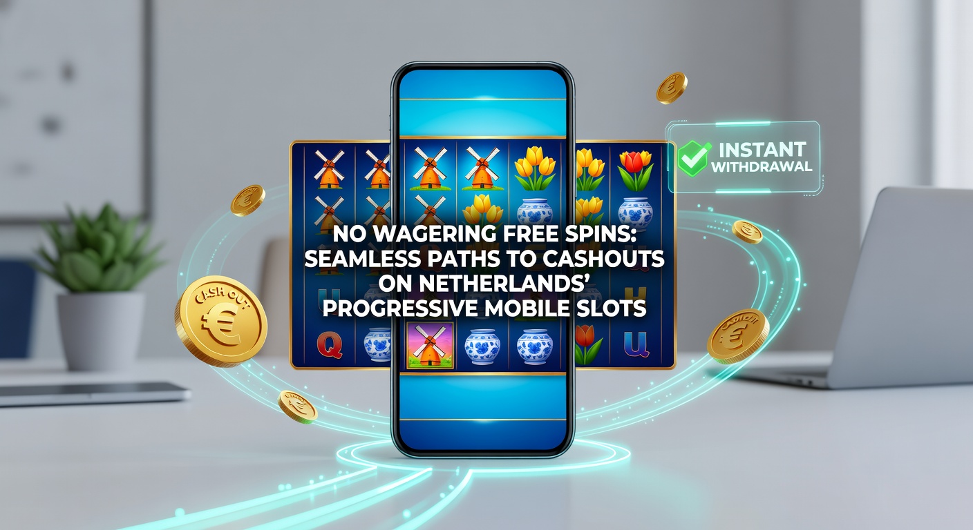 Close-up van een jackpot uitbetaling op een Nederlandse mobiele slot-app, met iDEAL-betaaloptie en no wagering badge zichtbaar, terwijl confetti-animaties een recente win vieren