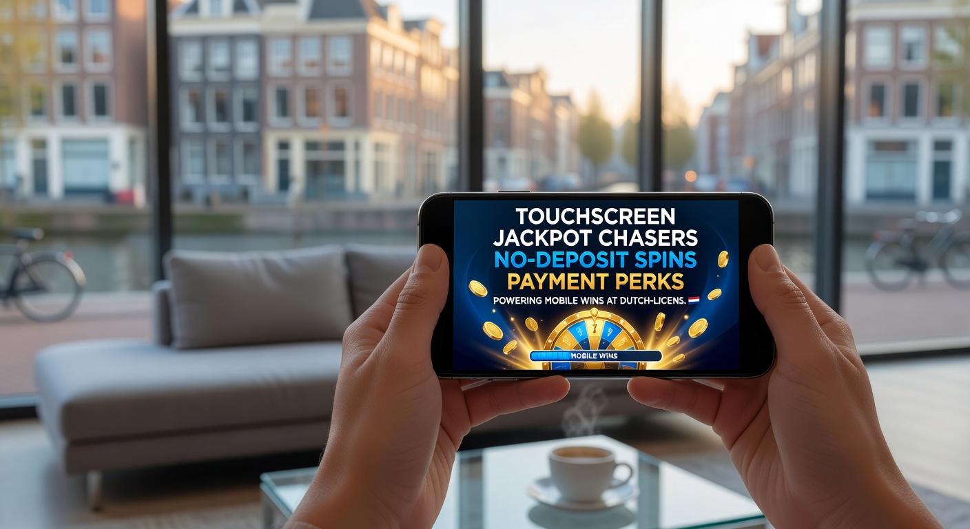 Snelle iDEAL betaling op mobiel casino scherm met jackpot teller op de achtergrond