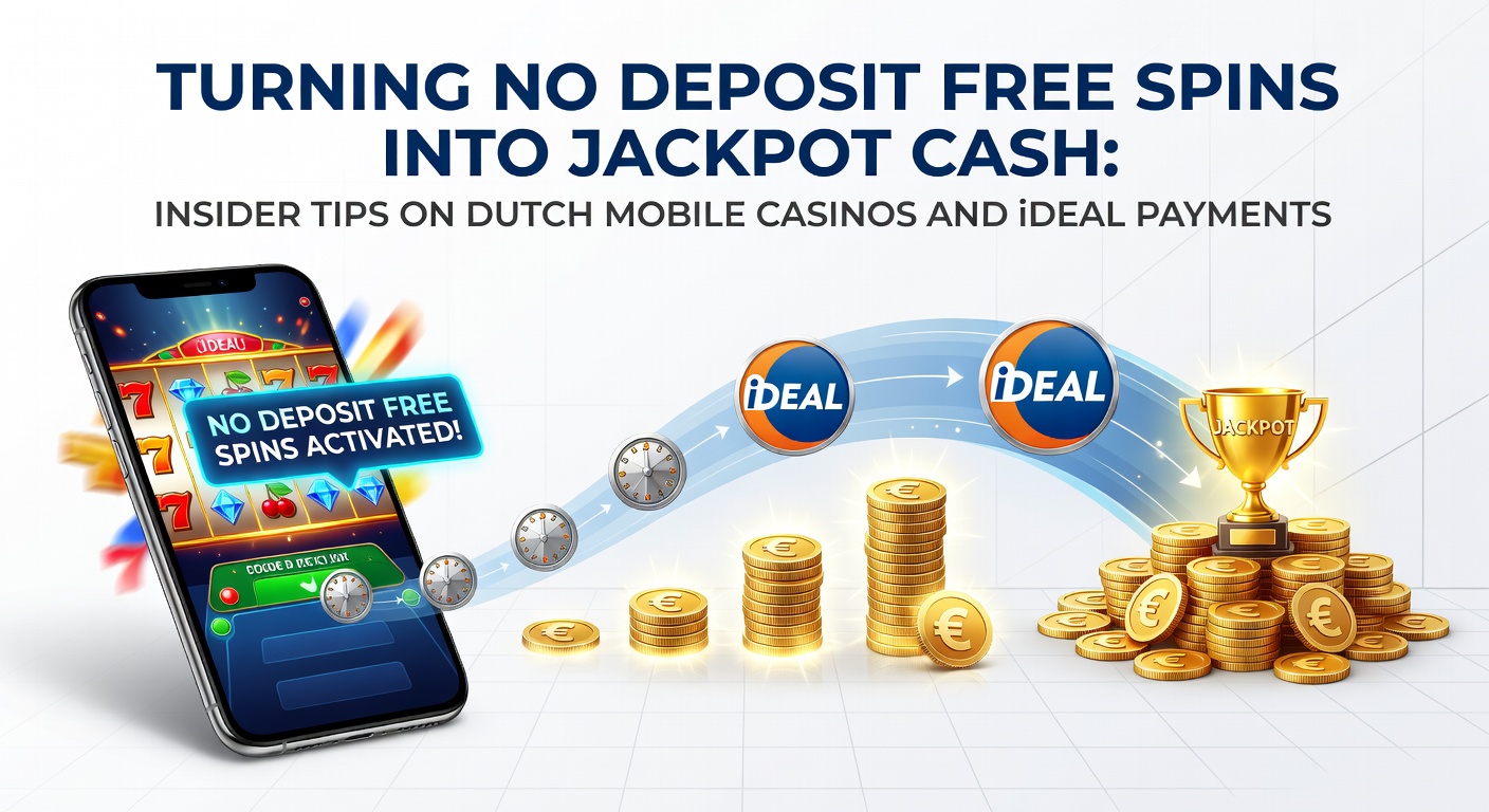 Speler wint jackpot met free spins op mobiel casino in Nederland, met iDEAL betaaloptie zichtbaar